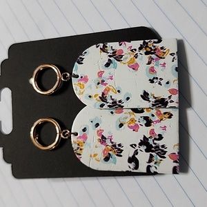 Handmade cork on leather studs